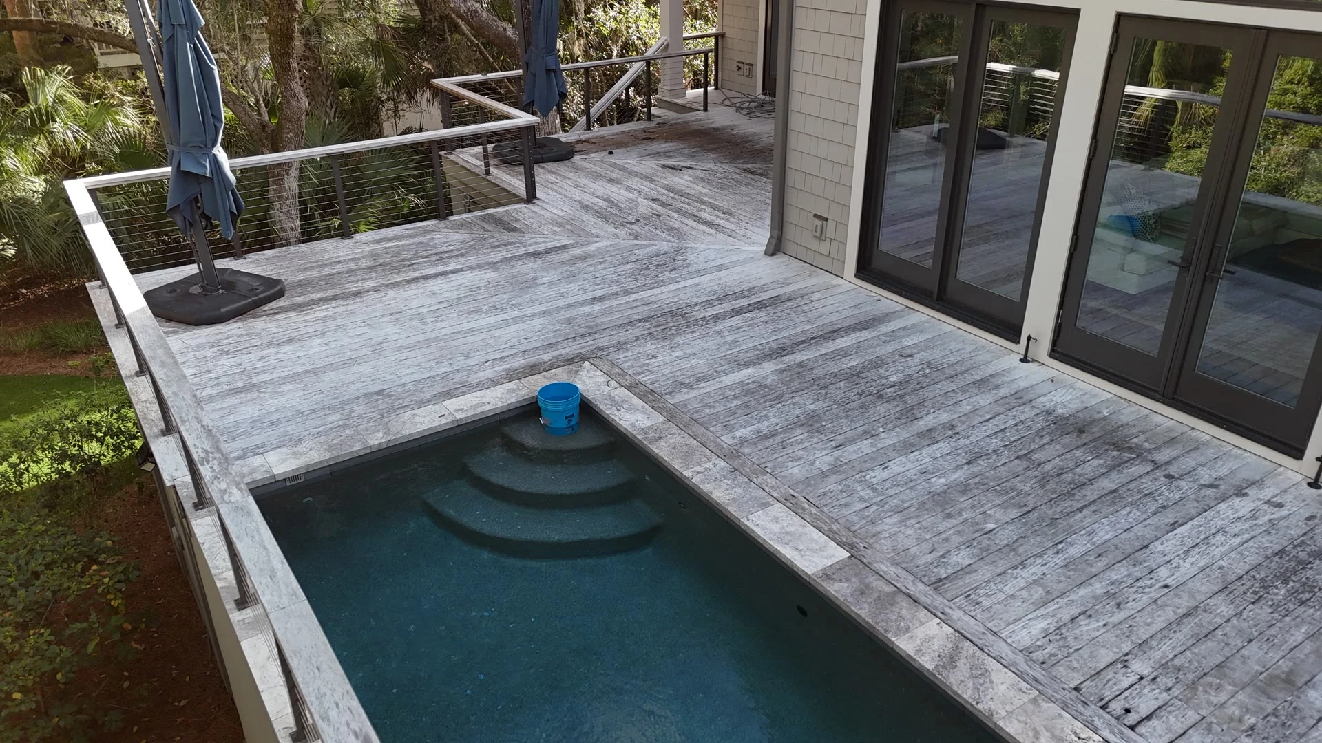 Garapa Deck Restoration — Upper deck level